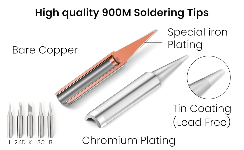 adjustable temperature soldering iron