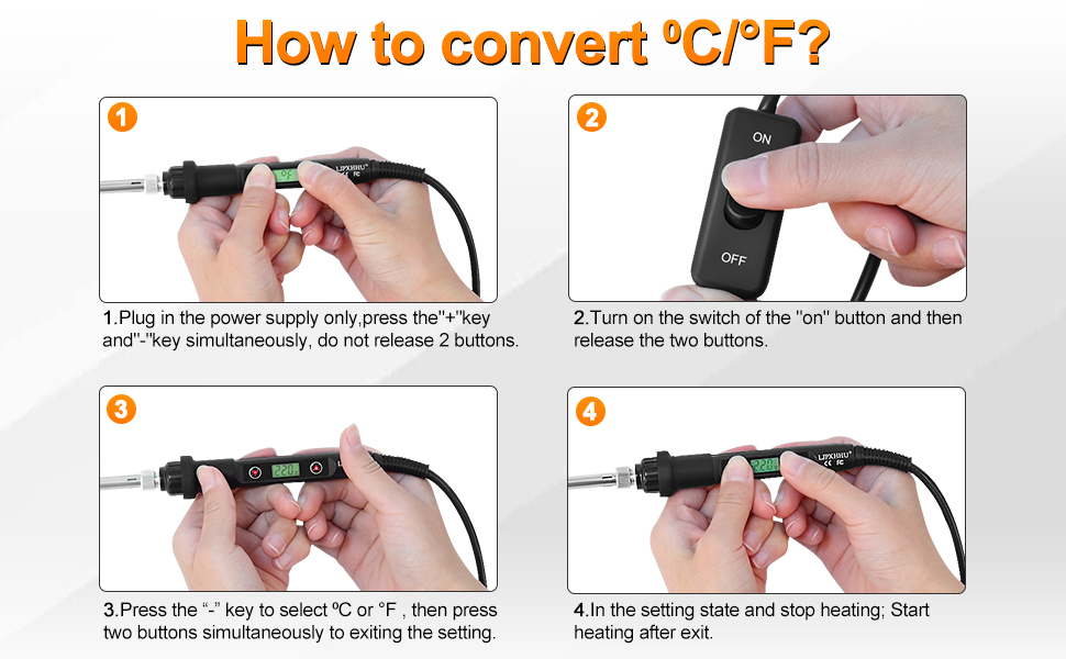 soldering tools ℃/°F conversion pinecil soldering iron portable soldering gun kit