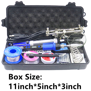 12-in-1 soldering iron kit with helping hands soldering