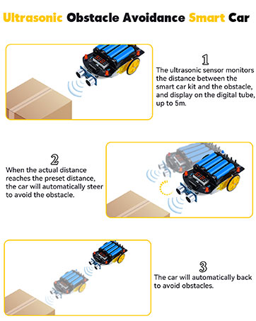 Obstacle Avoidance Robot Car Kit