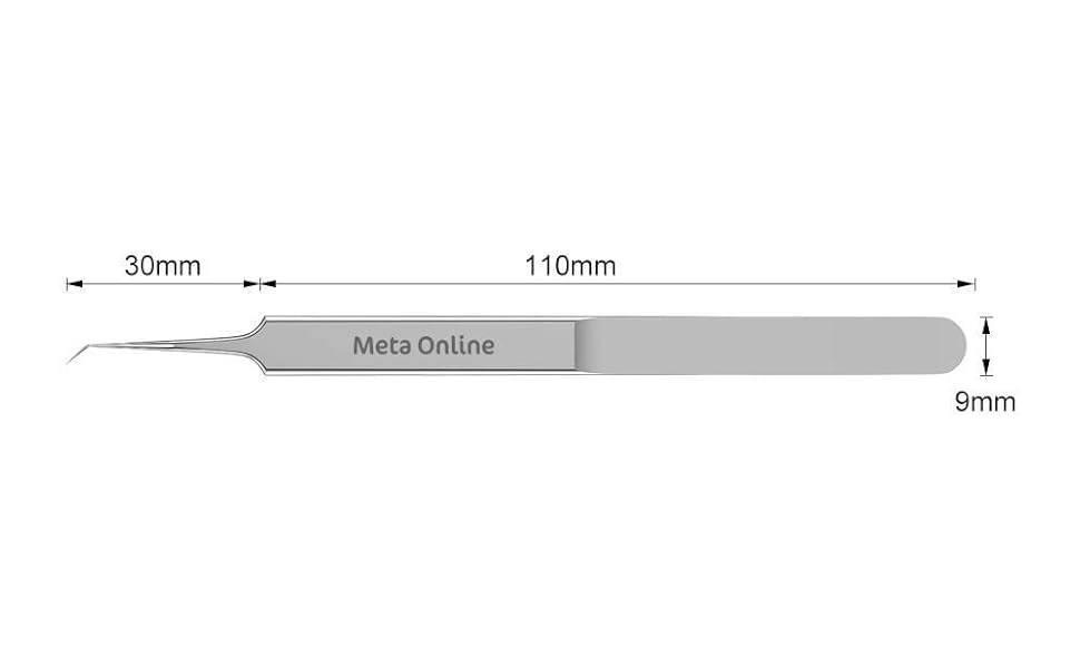 curved tip ultra fine tweezers