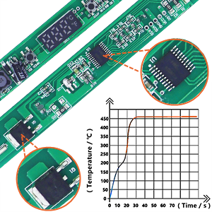 Internal double-layer circuit board, intelligent chip, high-power electronic tube