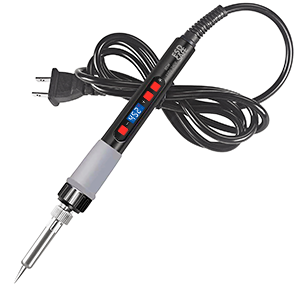 80 watt intelligent digital display adjustable temperature electric soldering iron