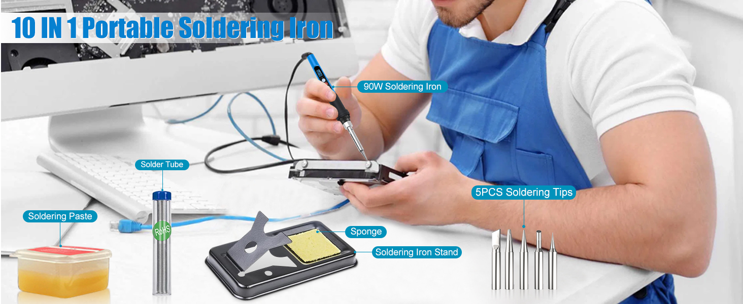 digital soldering iron