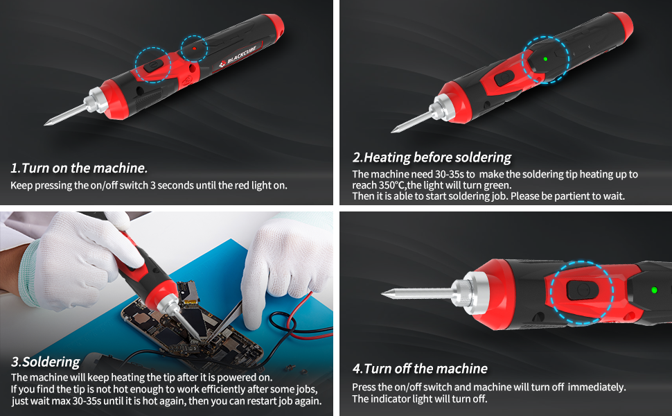 4V Cordless Soldering Iron