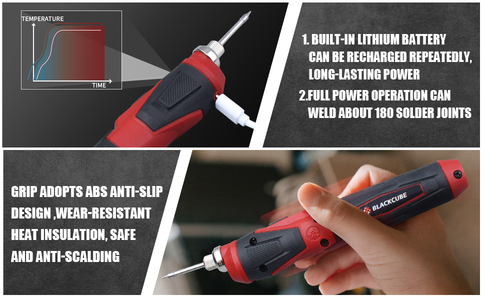 cordless soldering iron