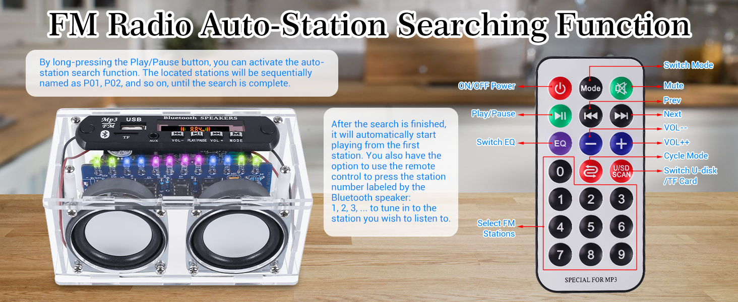 FM Radio Auto-Station Searching Function