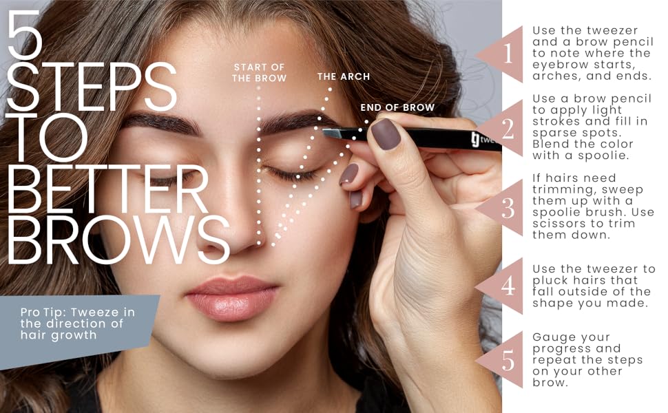 5 steps to better brows