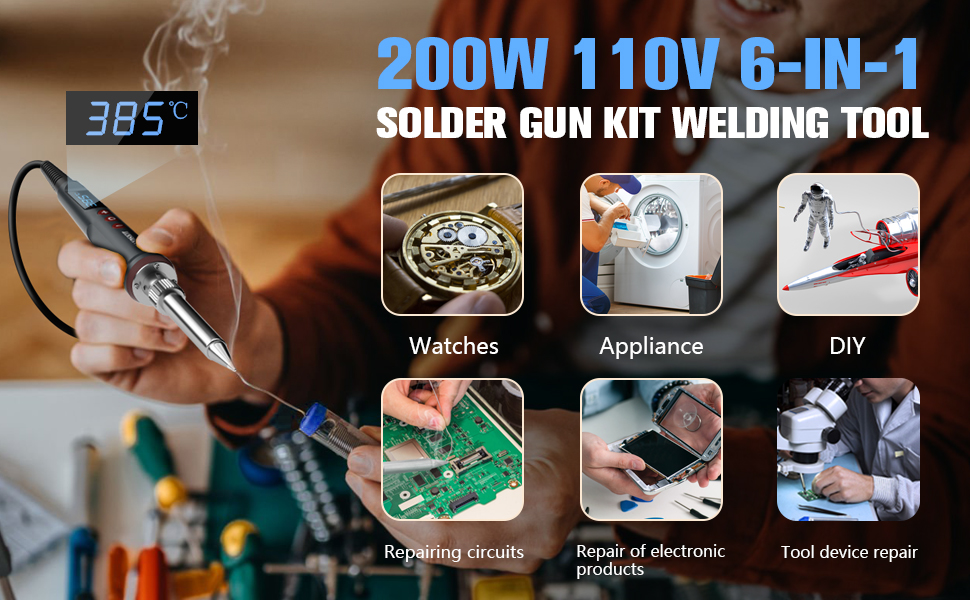 200W 110V Soldering Iron 