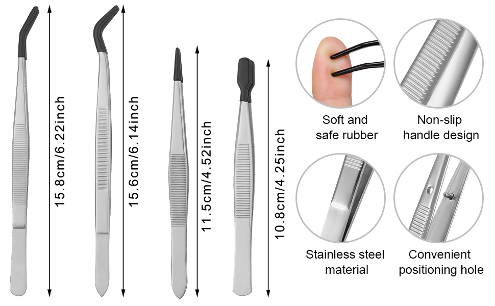 Tweezers PVC Coated Tweezers