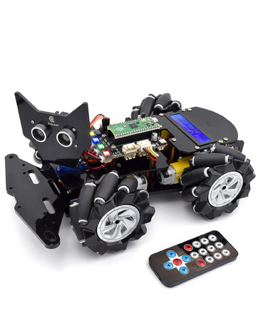 Adeept 4WD Omni-Directional Mecanum Wheels Robotic Car Kit