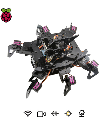 Adeept RaspClaws Hexapod Spider Robot Kit for Raspberry Pi 4 3 Model B+ B