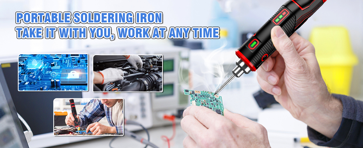 Wireless soldering iron