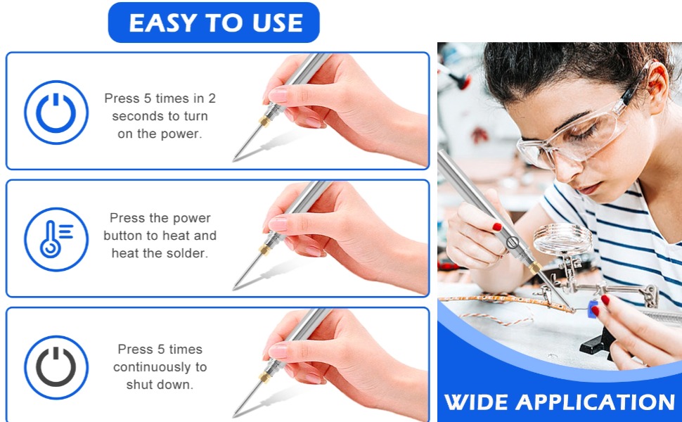 battery soldering iron