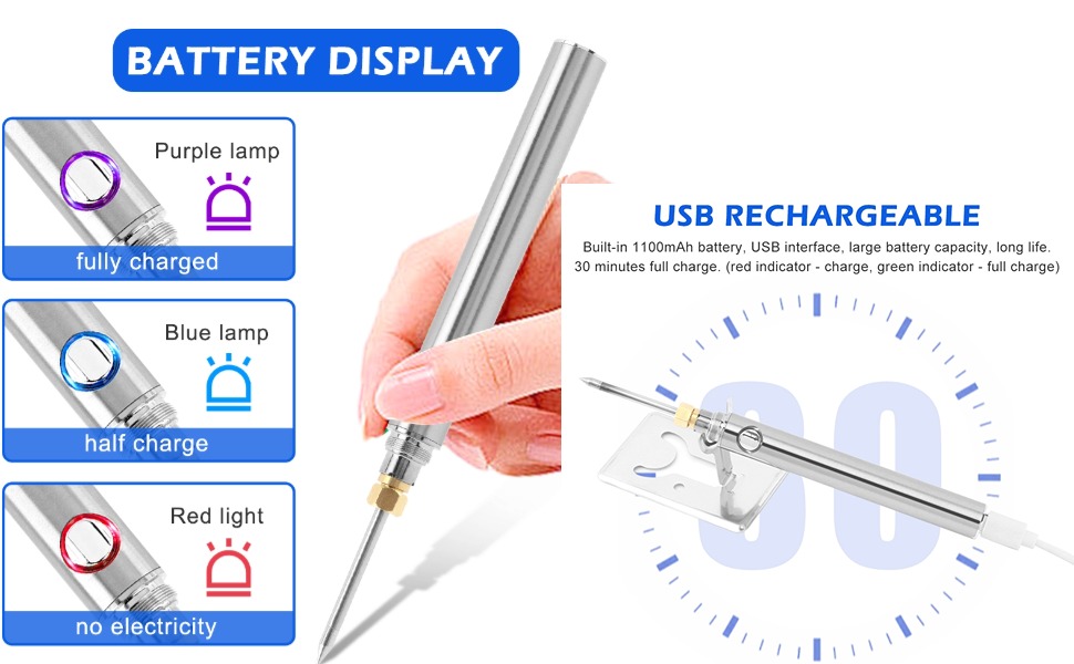 portable soldering iron