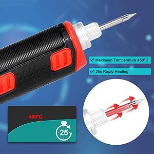 internally electric soldering iron