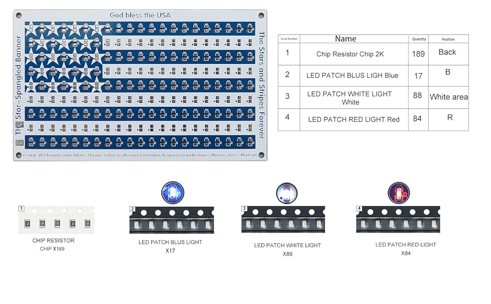 SMD soldering practice kit