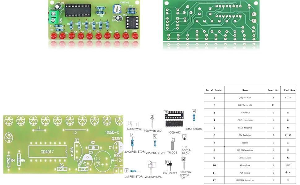 SMD soldering practice kit