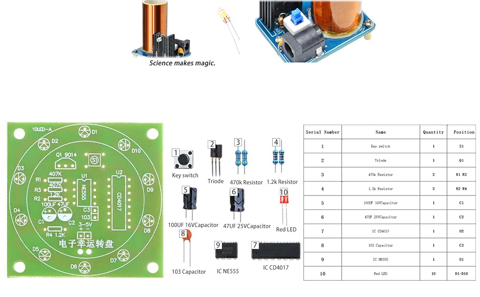 SMD soldering practice kit