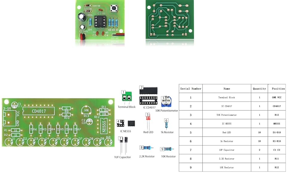 SMD soldering practice kit