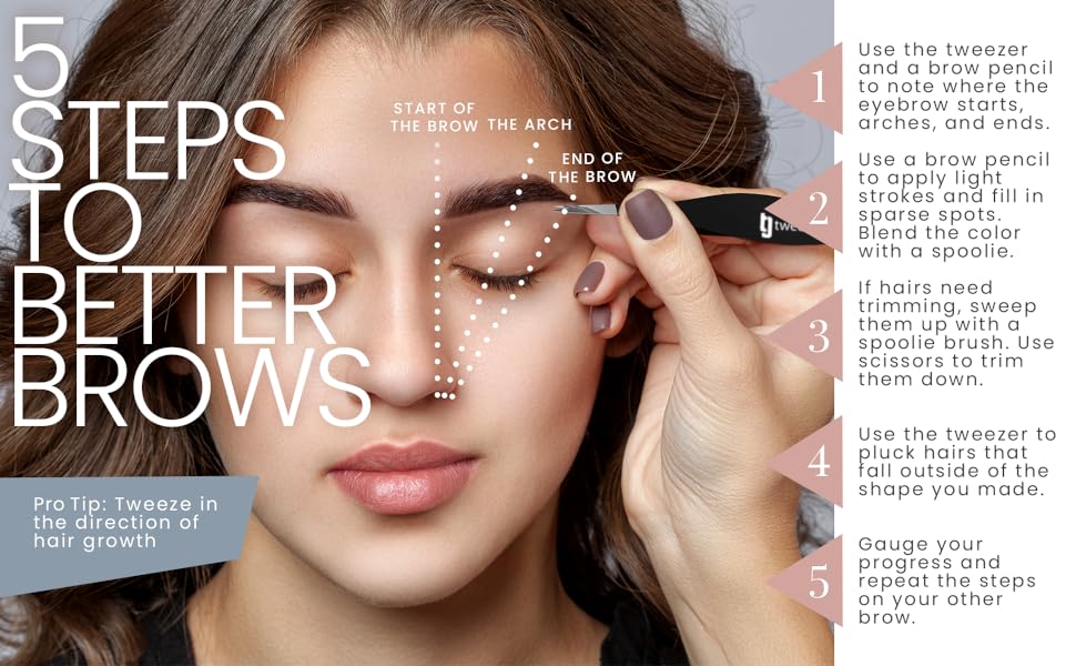 5 steps to better brows