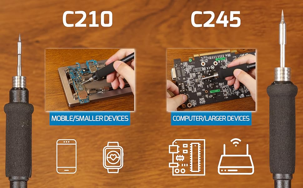 use WEP 982D precision soldering station to repair mobile phone, computer, DIY drone