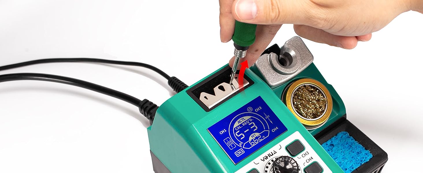 YIHUA 982 Precision Soldering Iron Station Kit Easy Tip Change