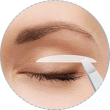 Apply double eyelid patch