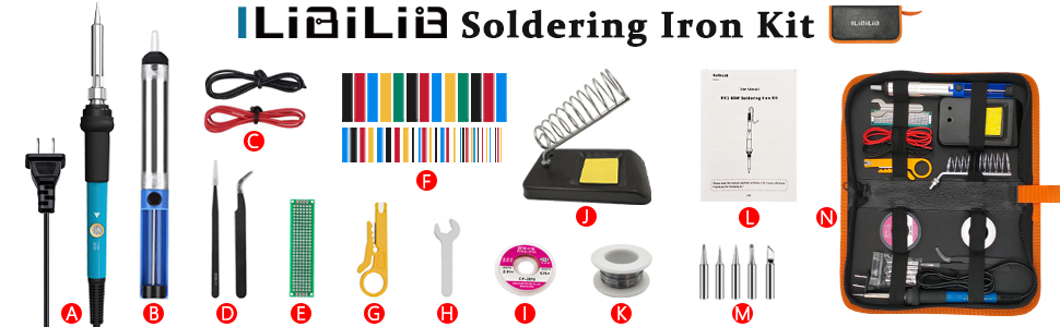 ILIBILIB soldering iron kit for electronics and DIY repair