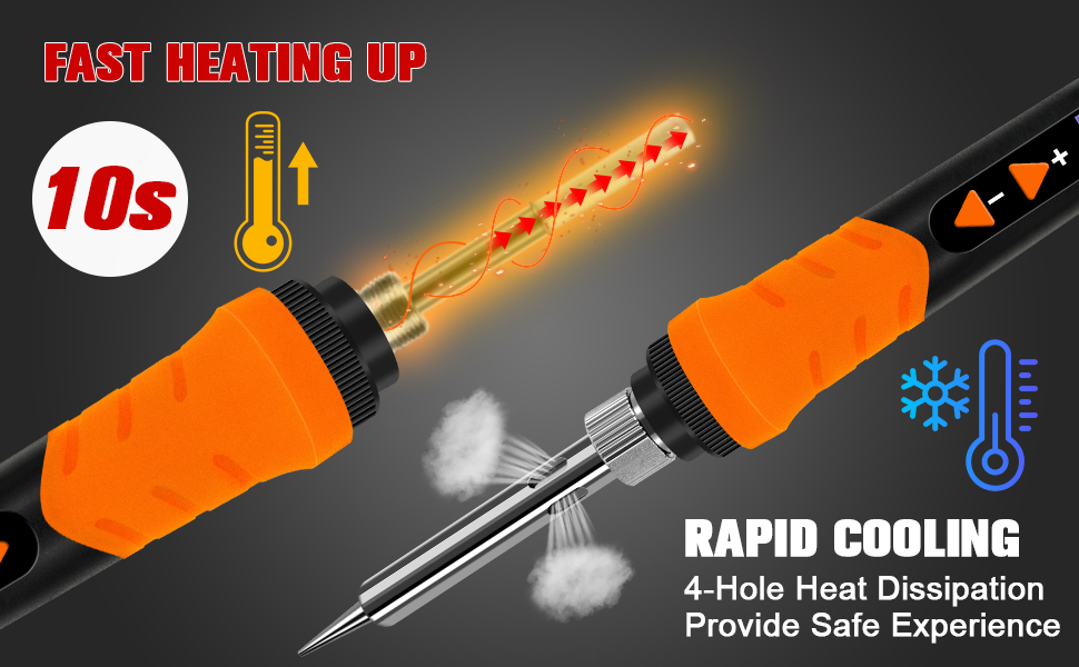 fast heat soldering iron