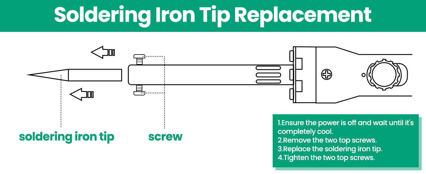 Sorldering Iron Tip Replacement