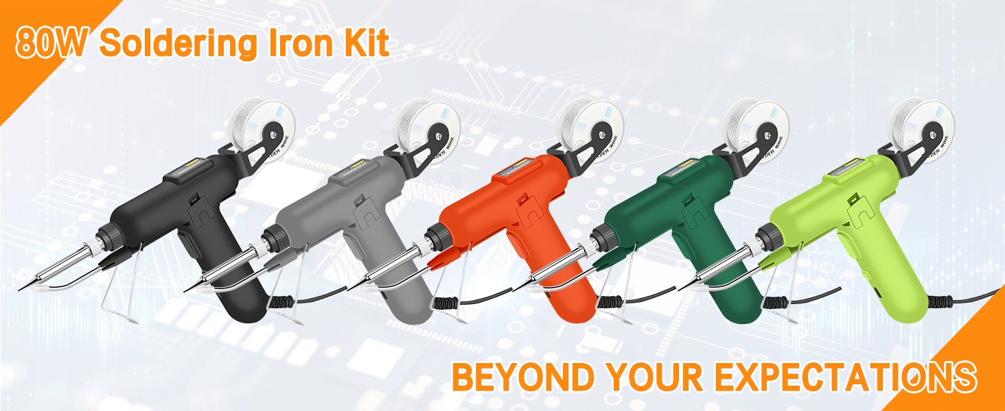 Soldering Iron Kit, 80W 110V Automatic Soldering Gun