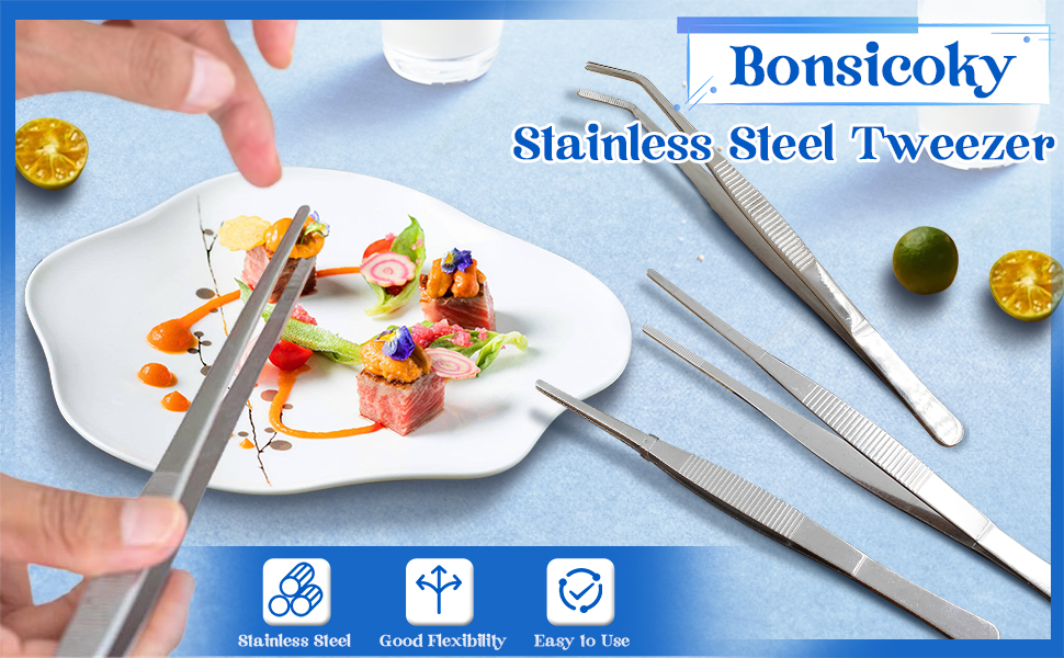 Stainless Steel Tweezer Set