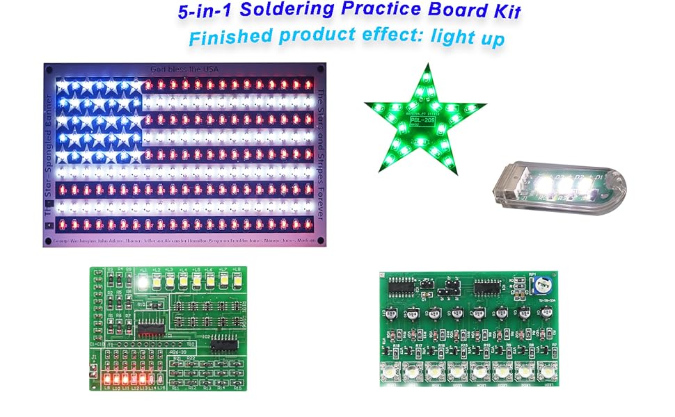 SMD soldering practice kit