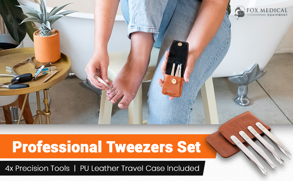 Professional Tweezers set