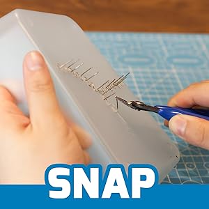 Snap the excess staple with a pliers