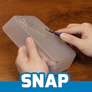 Snap the excess staple with a pliers