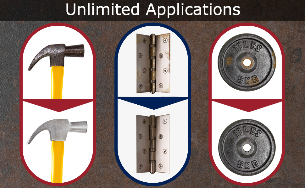 unlimited applications for metals and stainless steel