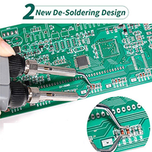 Parallel soldering tweezers