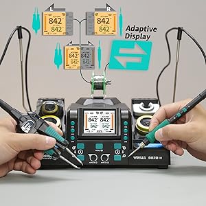 982D-III Soldering Station Adaptive Display Mode