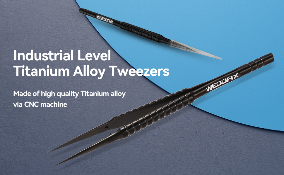 titanium tweezers precision