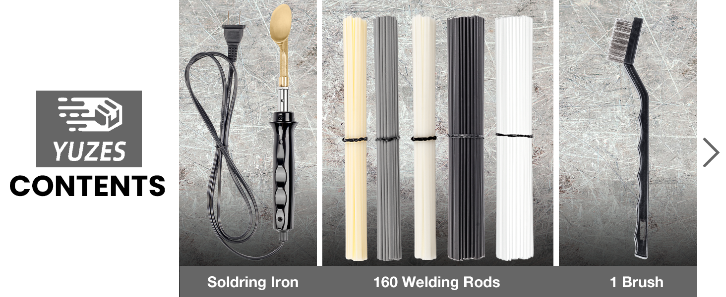 plastic welding kit contents