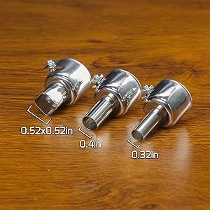 WEP 858D 3 Hot Air Nozzles