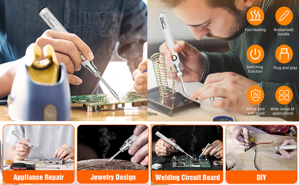 Cordless Soldering Iron Kit - the perfect tool for all your home appliance repair needs.