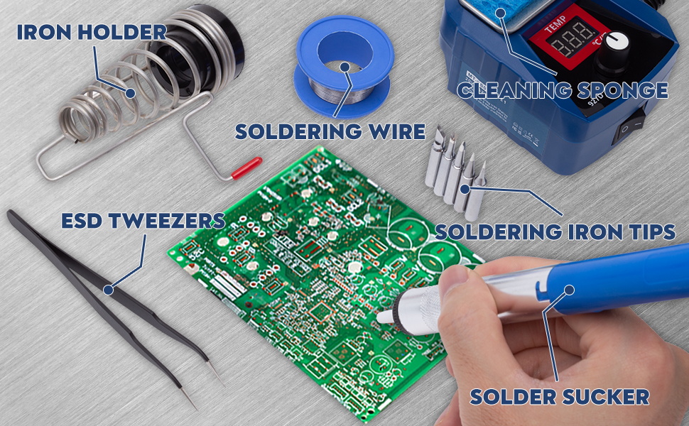 battery powered soldering iron