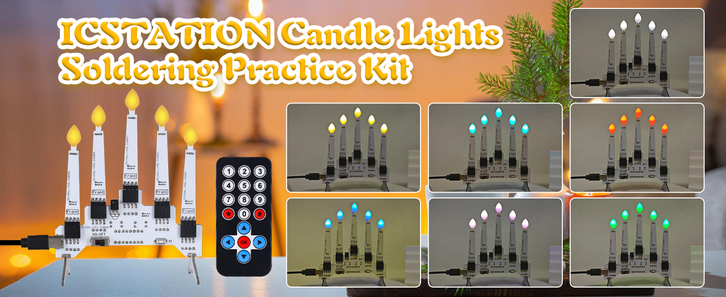 Candle Lights Soldering Practice Kit