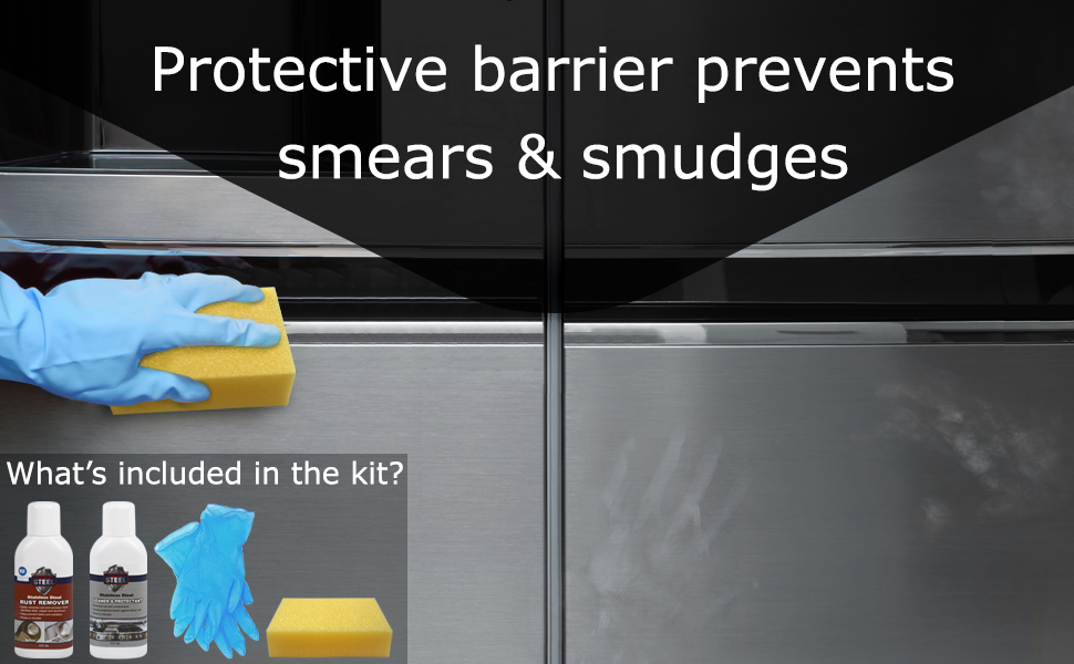 Protect from smears and smudges on stainless steel