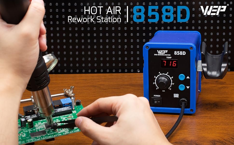 WEP 858D Hot air rework station