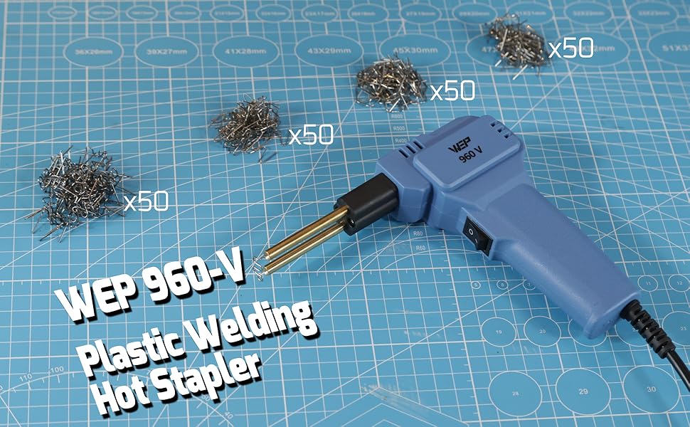 WEP 960-V Hot Staples Plastic Welder Kit