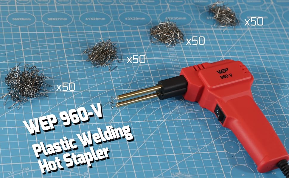 WEP 960-V Hot Staples Plastic Welder Kit